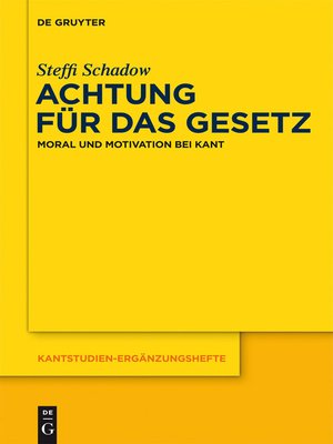 cover image of Achtung für das Gesetz